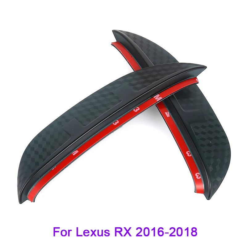 Декоративное карбоновое зеркало заднего вида QCBXYYXH для Lexus NX RX ES 2013 2018|mirror rearview|carbon