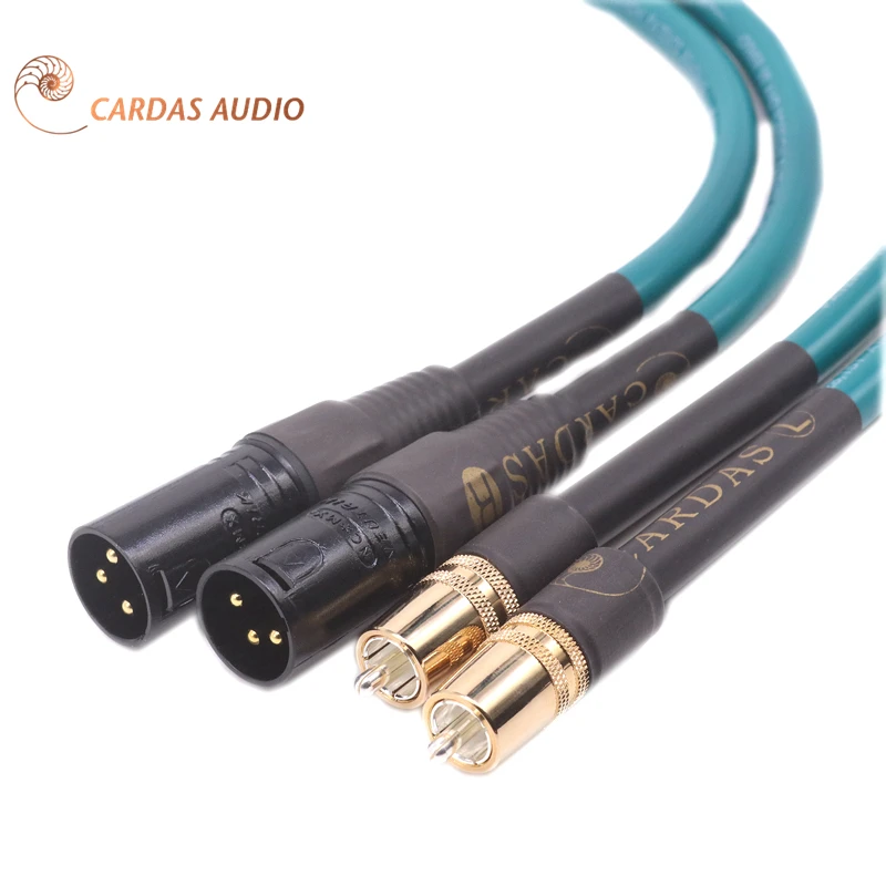 

CARDAS oxygen-free copper + silver-plated shielding HiFi audio amplifier canon signal cable RCA lotus to XLR canon audio cable