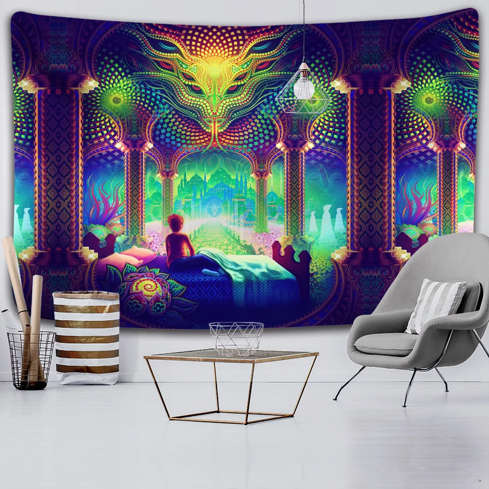 Чужой классное эстетическое настенный монстров и скелеты психоделические