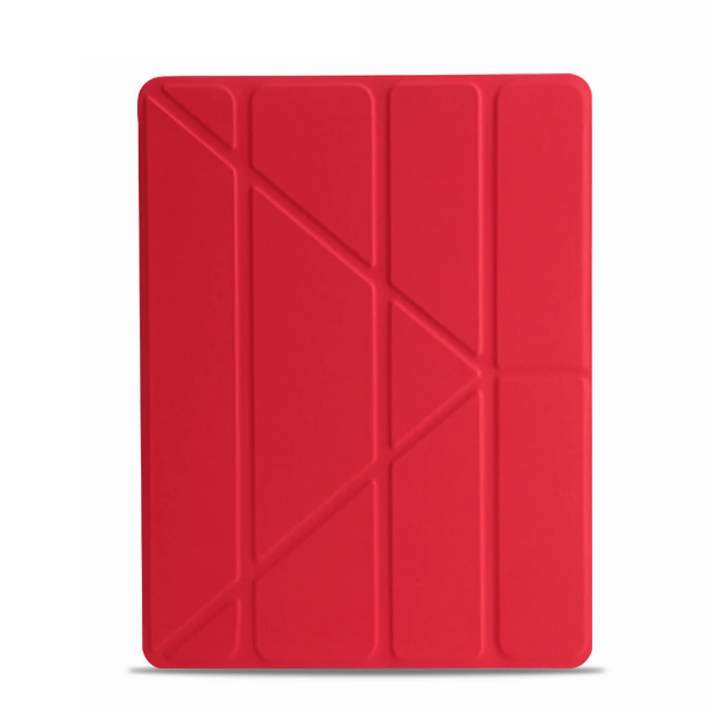 Красный Умный чехол для ipad 10,2 чехол кожа PC жесткий чехол для ipad 10,2 чехол ультра тонкий чехол для ipad 7 поколения Чехол - Цвет: Красный
