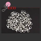 Изготовление ювелирных изделий Аксессуары DIY серьги для женщин 50 шт.лот 925 Серебряные Круглые весенние ювелирные изделия для женщин DIY серьги