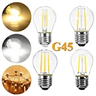 E27 винтажные светодиодные лампы накаливания белого цвета 2 Вт 4 Вт 6 Вт замена лампы накаливания 20 Вт 40 Вт 60 Вт G45 винтовое основание Ретро лампа Эдисона 220 В