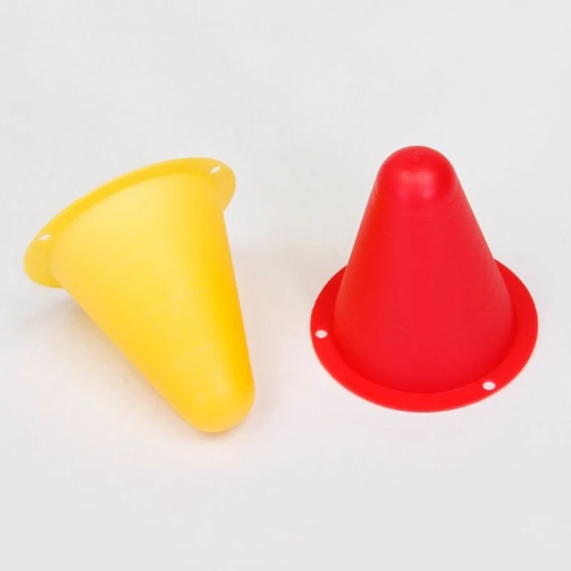 

Hot 10 Pcs Soccer Training Marker Football Sign Bucket Road Cone Obstacles Roadblocks