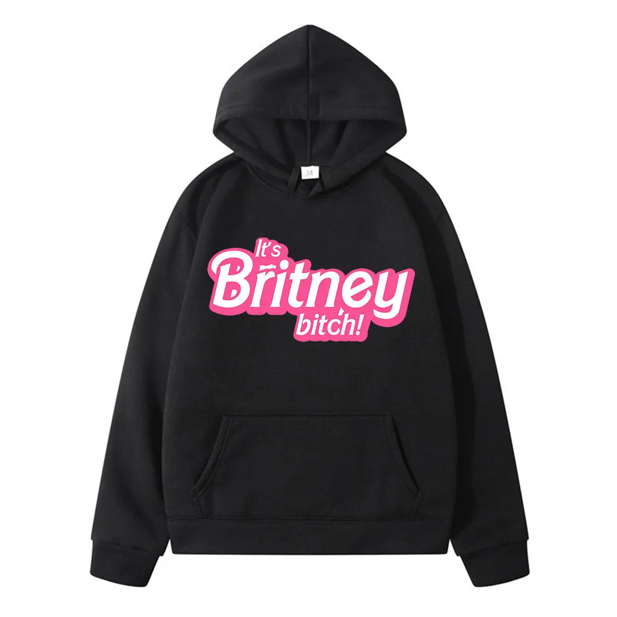 Новинка 2021, стильная модная Толстовка Britney Spears It's Britney Bitch с принтом капюшона, Свободный Повседневный пуловер, Мужская свободная уличная одеж...