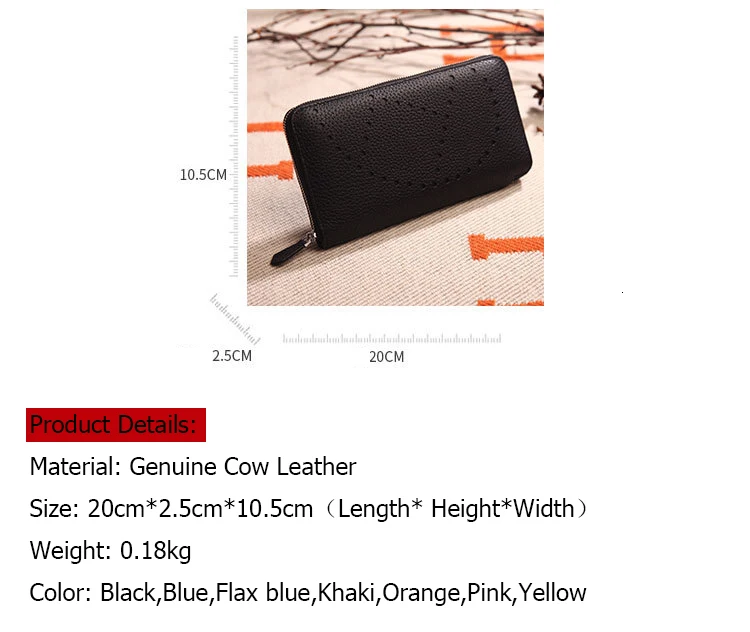 Популярные женские кошельки и кошельки с рисунком личи, натуральная кожа, длинный женский кошелек, сумочка для денег, клатч, держатель для карт