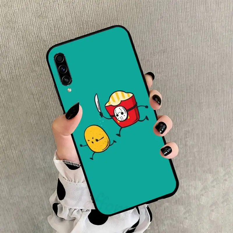 

Fun food Phone Case For Samsung galaxy S 21 20 10 8 A 51 71 50 21s 70 40 20 20e note 10 plus Ultra 5g fe