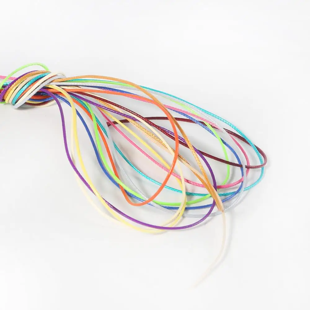 Шнур из натуральной вощеной нить 1 мм 15 м | Украшения и аксессуары