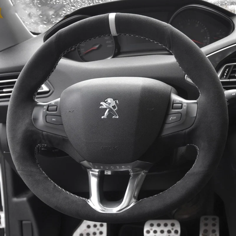 

Кожаный чехол на руль для Peugeot 408 4008 5008 2008 301 307 308