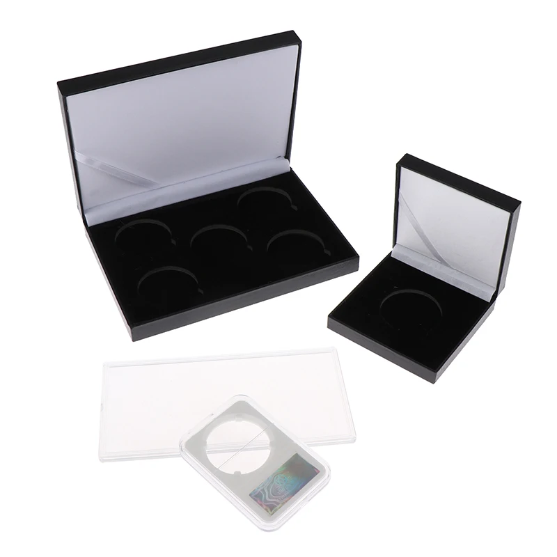 

Черный, белый пластиковый чехол для ювелирных украшений, чехол, серьги, монеты, драгоценные камни, кольцо, коробка для хранения ювелирных из...