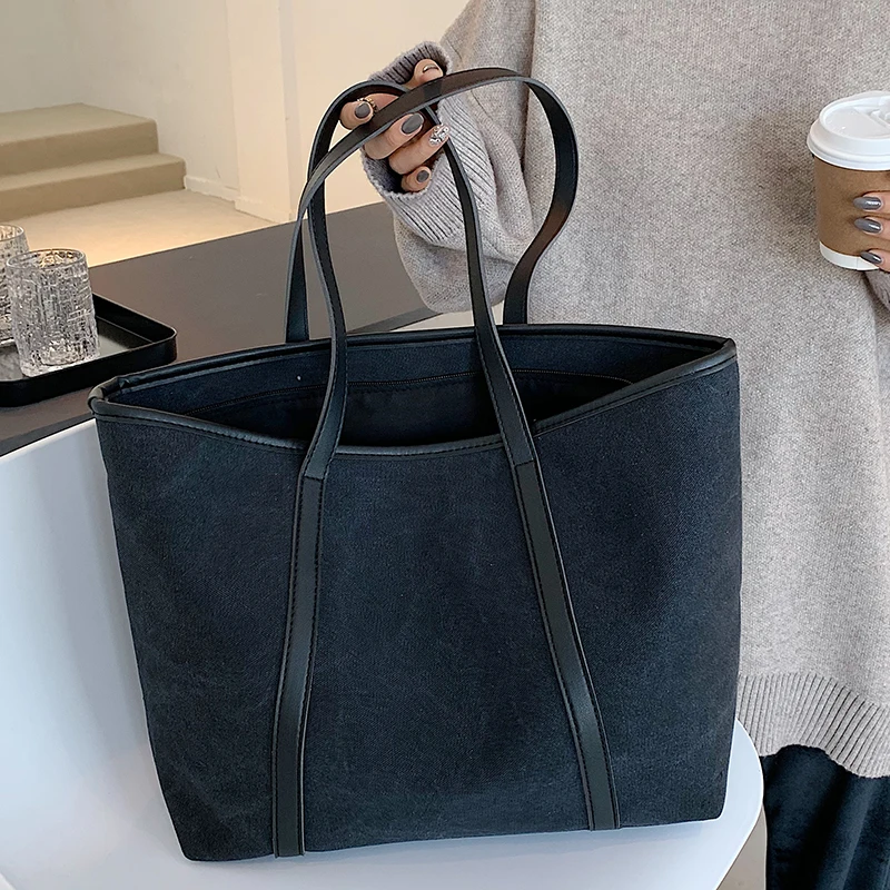

High Quality Women Canvas Handbags Fashion Ladies Large Capacity Shoulder Bag Designer Female Messenger Bags Casual Tote Bags