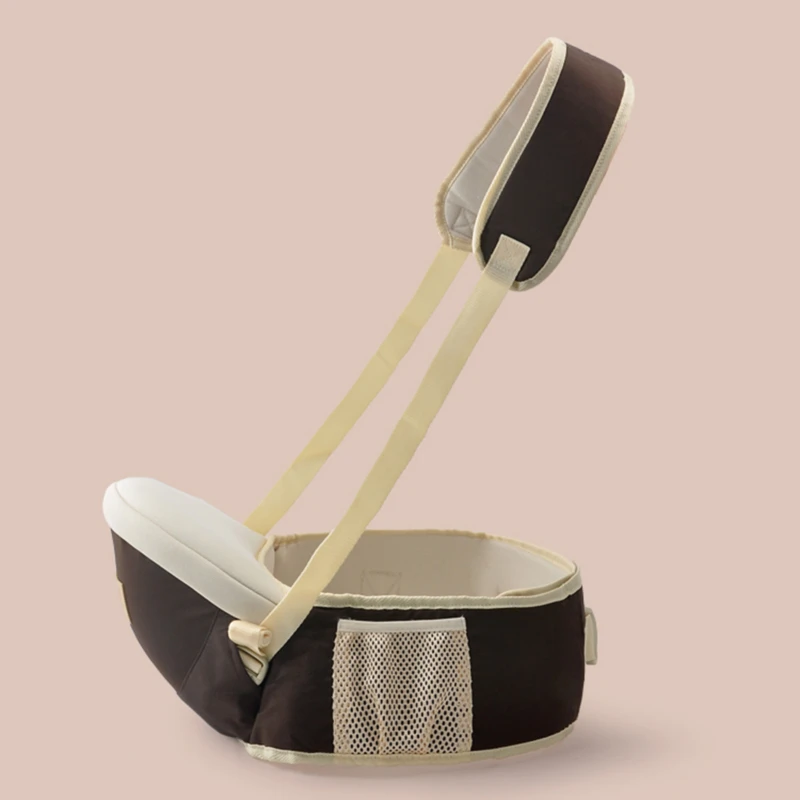 Portabeb&eacute;s con tirantes tipo canguro para ni&ntilde;os, taburete de cintura, mochila, asiento de cadera multifuncional-3