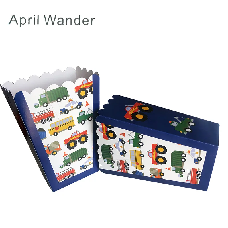 12 шт./лот Инженерная транспортная техника принадлежности для дня рождения