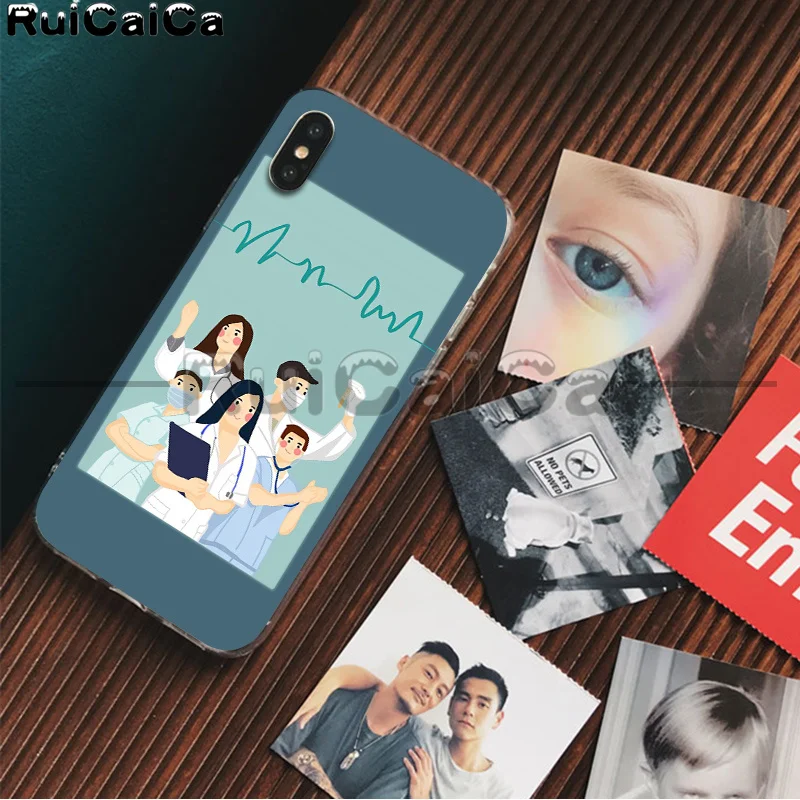RuiCaiCa медицинский чехол для телефона, чехол для Apple iPhone 8 7 6 6S Plus X XS MAX 5 5S SE XR 11 11pro
