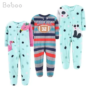 Комбинезон детский, флисовый, для мальчиков и девочек, 0-12 месяцев