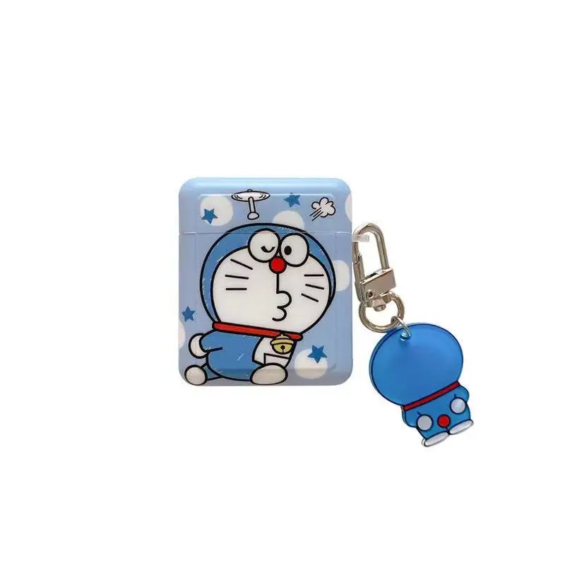 

Doraemon cute cartoon girl wireless bluetooth earphone shell for iPhone AirPods1/2/pro3 earphone case with pendant