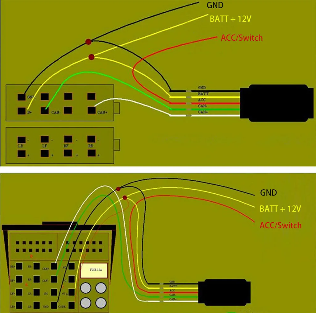 Декодер Canbus 1 шт. симулятор модели подходящий для RCD510 RCN210 RCD310 Bosch RNS315 декодер |