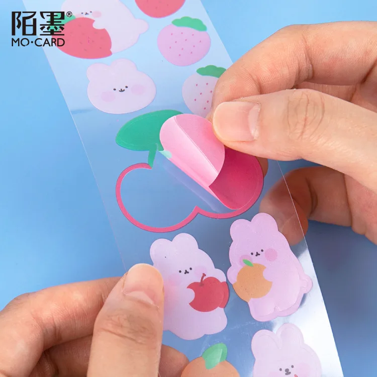 PET прозрачный Васи стикер мультфильм вышивка манор серии маскировки