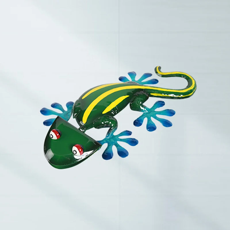 Металлическая Настенная картина Gecko с вращающейся головкой большая стена для