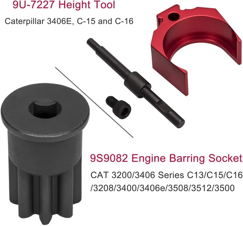 Инструмент для регулировки высоты инжектора и инструмент блокировки двигателя