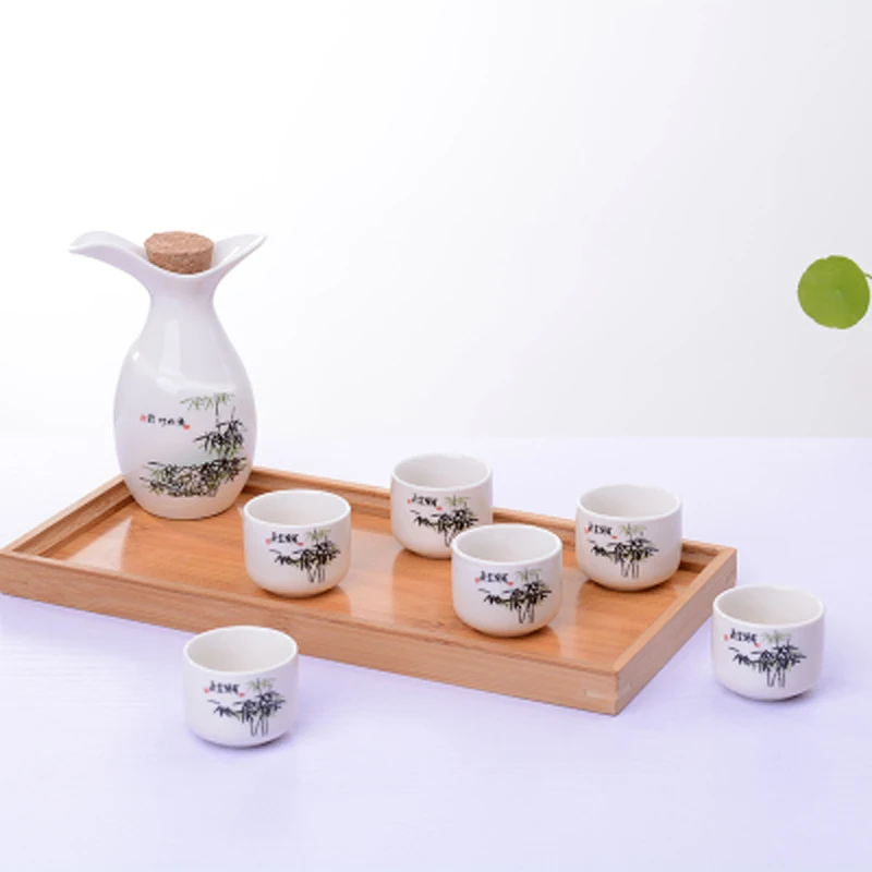 Style 8 1Pot 6cup винтажный керамический горшок набор чашек японский стиль хип колбы для дома, кухни, офиса - Цвет: Style 8