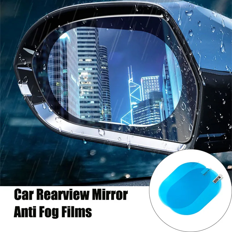 2Pcs Car rearview mirror waterproof anti-fog film For Toyota Camry Corolla RAV4 Yaris Highlander Land Cruiser PRADO Vios Vitz | Автомобили