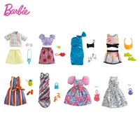 original barbie accessories fashion outfit barbie clothes set dolls toys for girls children for 30cm bag necklace accessories