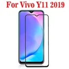 Закаленное 3d-стекло с полной проклейкой для Vivo Y11 2019, 9H, Взрывозащищенная защитная пленка с полным покрытием для Vivo Y 11 2019