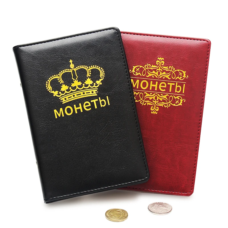 

High Quality Put 60 Pieces/Coins Album For Fit Cardboard Coin Holders Professional Coin Collection Book Bitcoin Collection