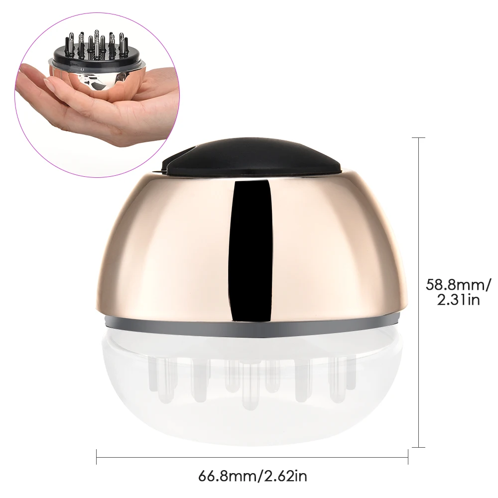 

2021 Anti Off Handheld Salon Regrowth Liquid Guiding Comb Multifunction Tool Essential Oil Portable Hair Care Scalp Massager