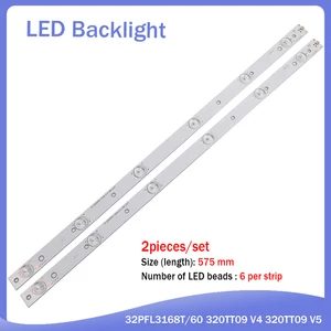 Светодиодная подсветка 6 ламп для Ph ilips 32PHG410978 32PFL3088 32PFL3188T 32PFL3168T60 320TT09 V4 320TT09 V5 YX-32042010-3C553-0-9
