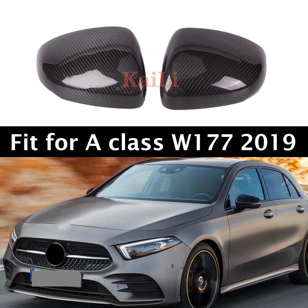 Замена колпачков зеркал из углеродного волокна для Mercedes A class W177 Защитная крышка