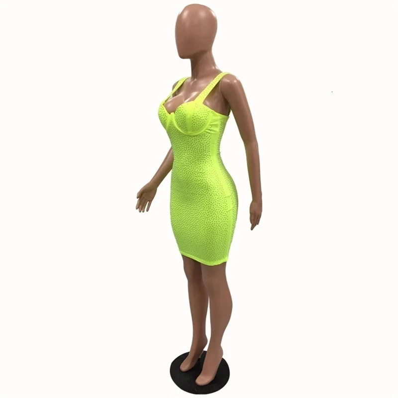 Женское Бандажное платье, Vestidos, элегантное, без рукавов, с кристаллами, сверкающее, для знаменитостей, вечерние, облегающее, Клубная одежда, сексуальные платья