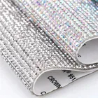 Кристалл AB Clear Shine стразы наклейка лист Отделка кристалл наклейки из бисера аппликация DIY Автомобиль Обувь Одежда Украшение Наклейка