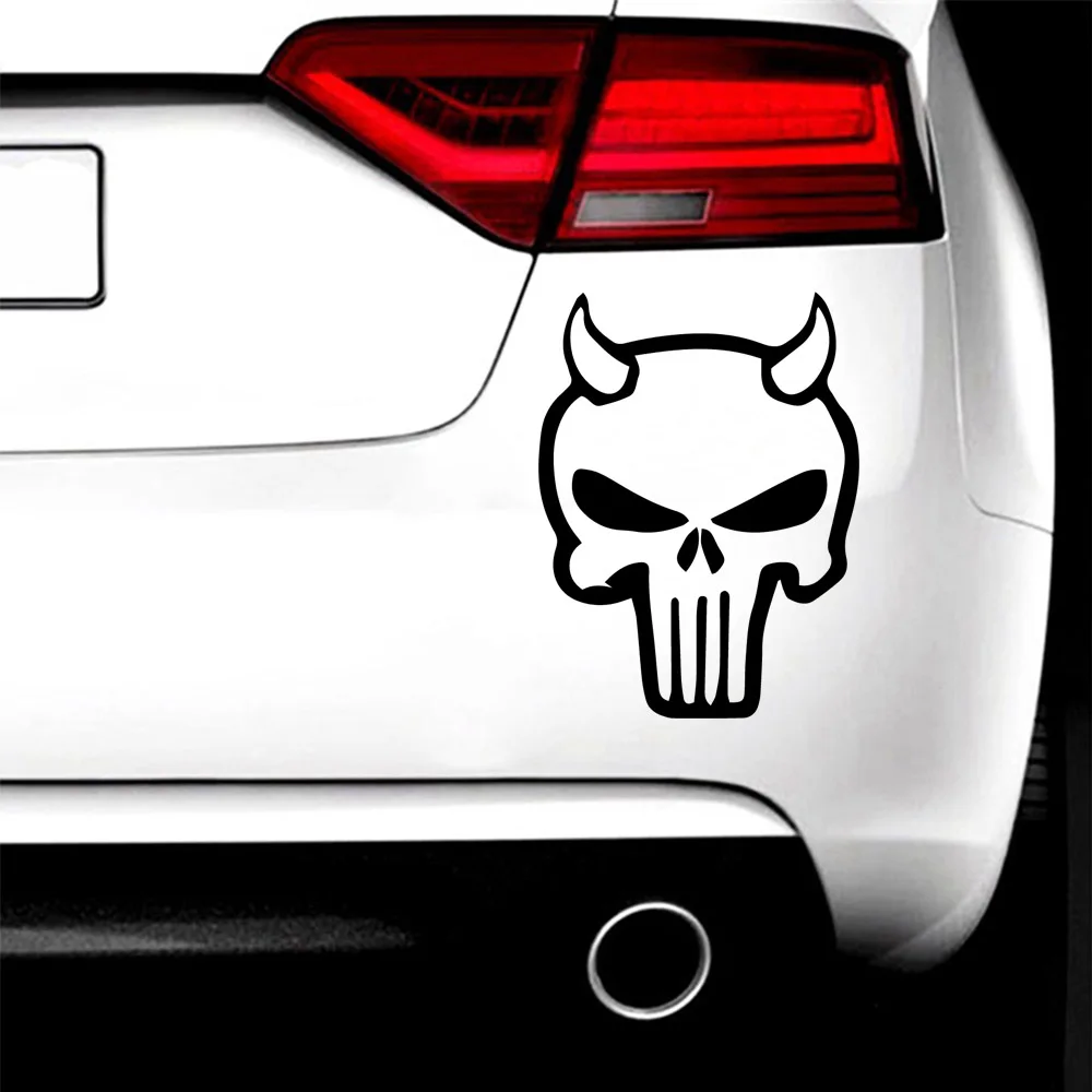 

Art Design Punisher Carbon Sticker For Auto Car Motorcycle Body Styling Accessories