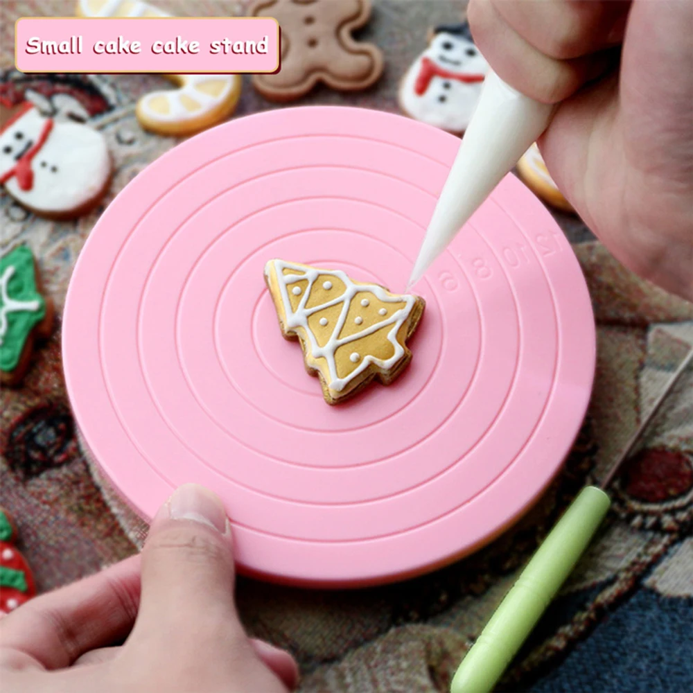 Фотоинструмент для выпечки пластиковая пластина торта вращающаяся