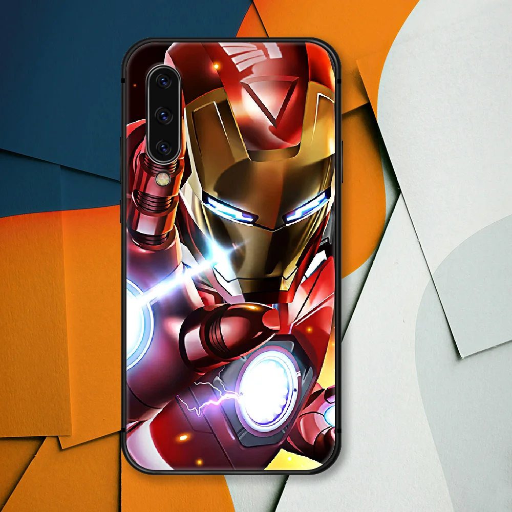 

Irons Man Super Hero Phone Case For Samsung Galaxy A 3 5 7 8 10 20 20E 21S 30 30S 40 50 51 70 71 black Coque Pretty Shell