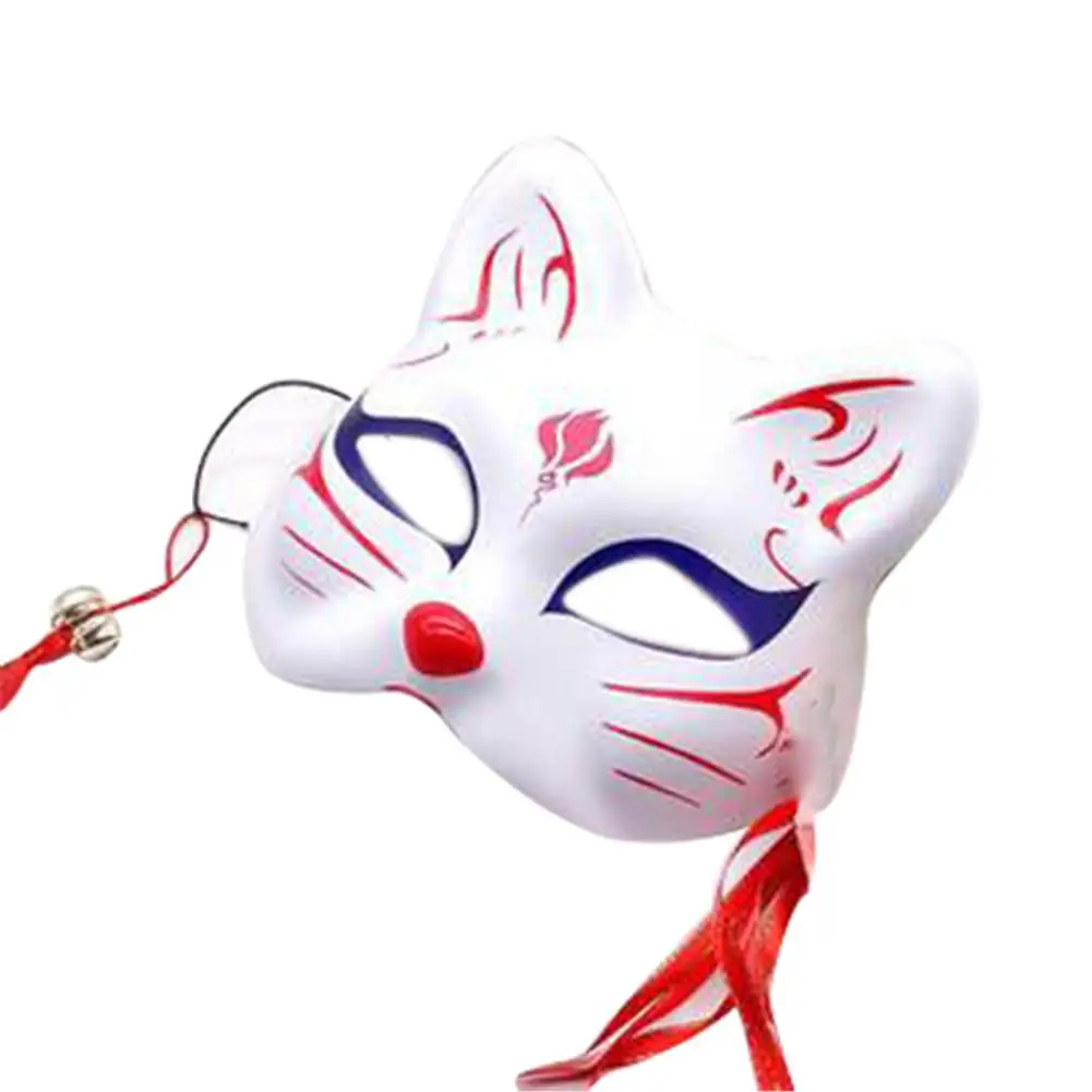 Маскарадная маска на Хэллоуин с изображением лисы ручной росписью японский для