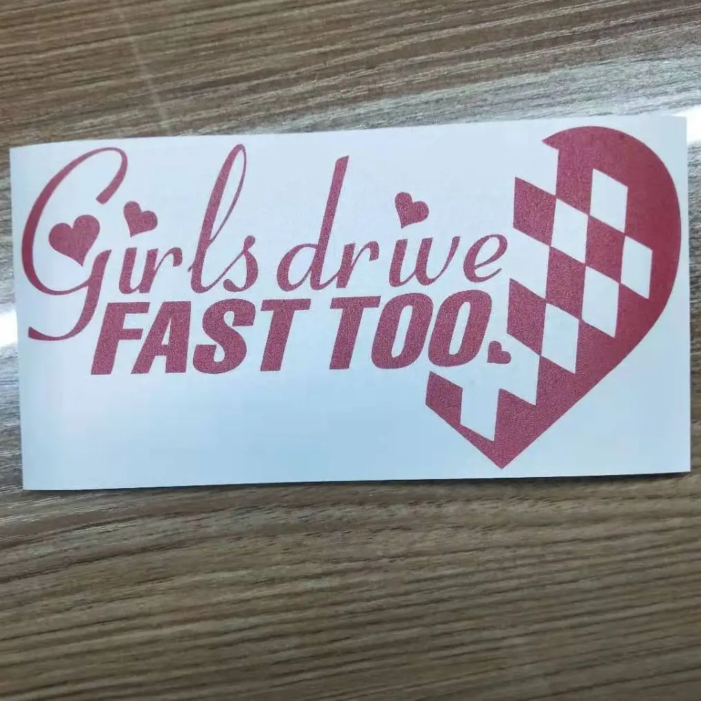 18*9 см для девочек быстрой езды слишком самоклеящаяся наклейка в стиле JDM Гоночный