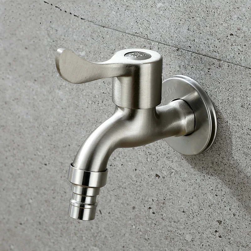 Оптовая и розничная стенная ванная комната из нержавеющей стали 304 смеситель для стиральной машины на открытом воздухе сад.