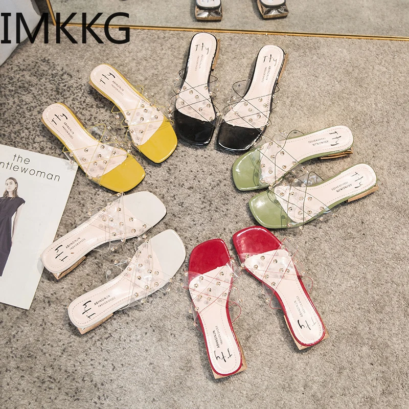 2020 Прозрачная женская летняя обувь прозрачные свадебные сексуальные милые