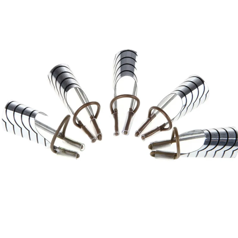 5 шт./компл. УФ многоразовый Гель-лак для ногтей форма серебро/золото маникюрные