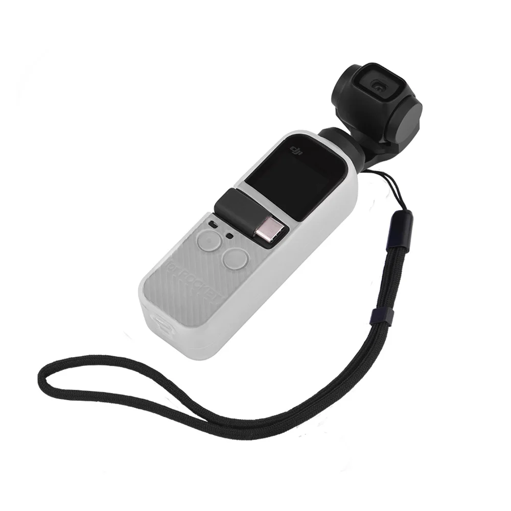 Силиконовый защитный чехол с ремнем на бретельках для DJI Osmo карманный мини камера