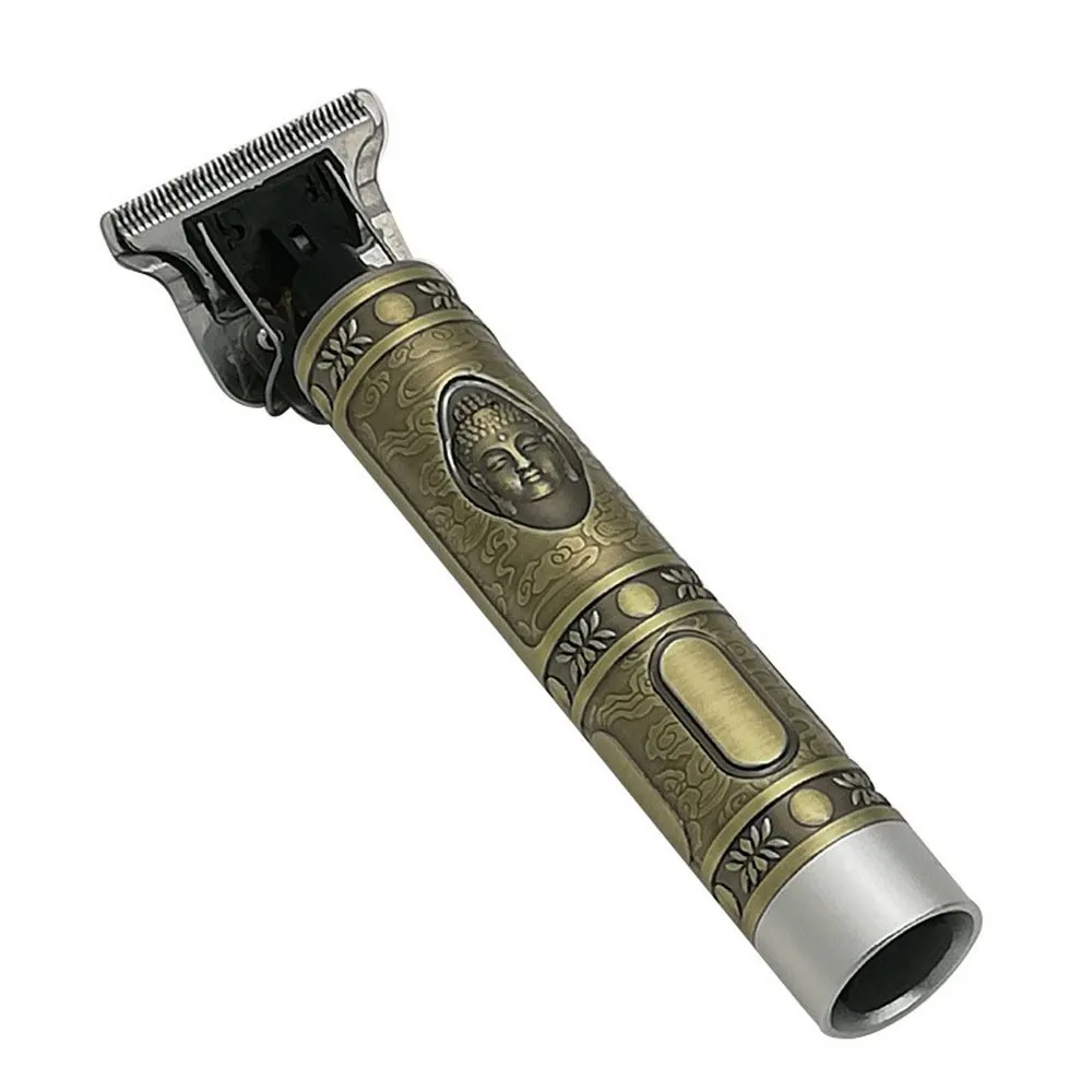 

T9 Hair Clipper Electric Men's Beard Trimmer All Metal Portable Copper Management Hair Clipper Shaver Capture and Trim Hair