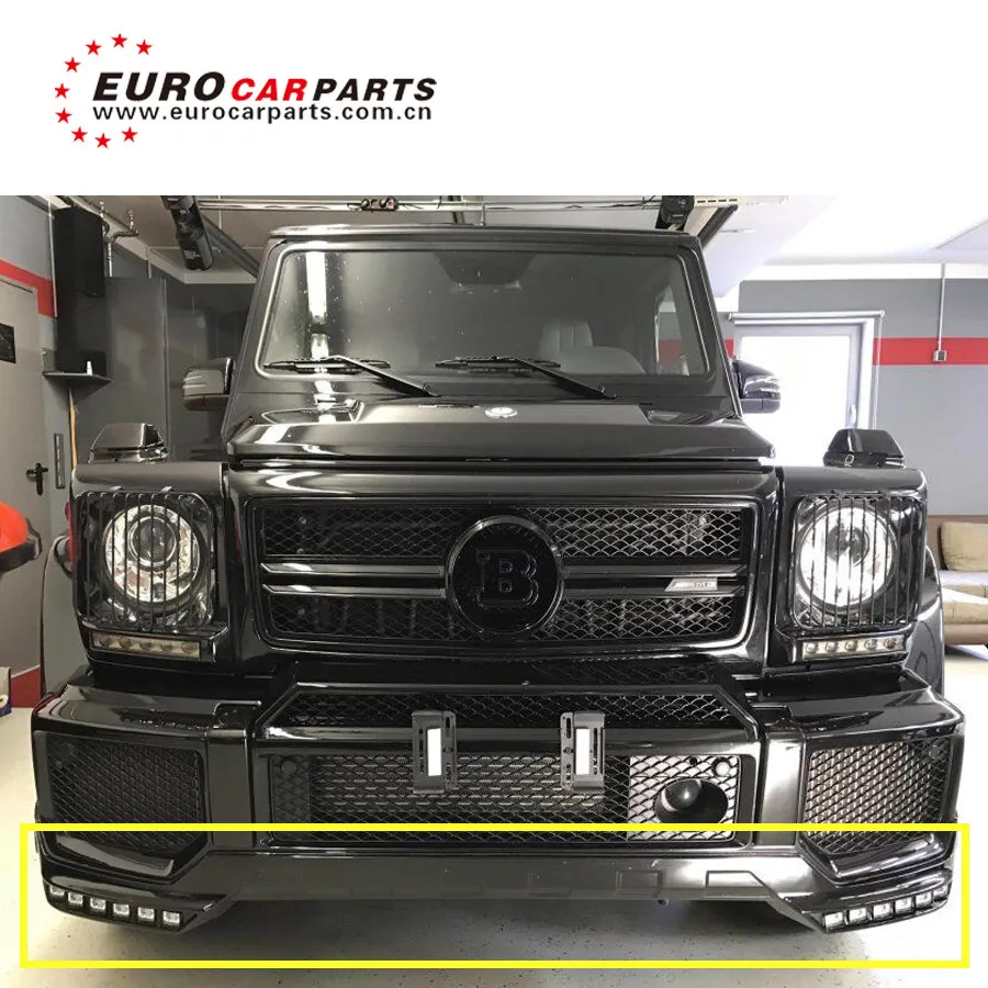 Высококачественная передняя губа G класса w463 G63 G65 с подсветкой для classs g65
