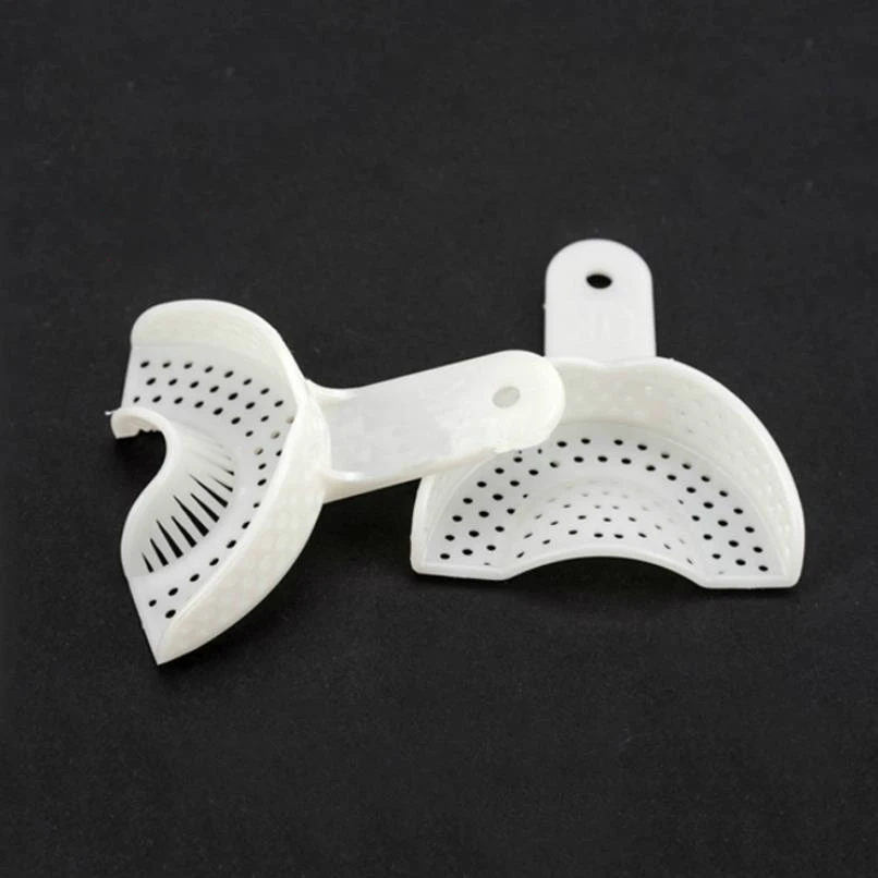 Одноразовые стоматологические пластиковые лотки для отпечатков верхний и