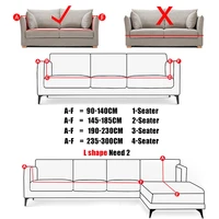 Printed Sofa Cover 1 2 3 4 Seater Elastic Chaise Lounge Living Room Sectional Couches Left Right L Shape