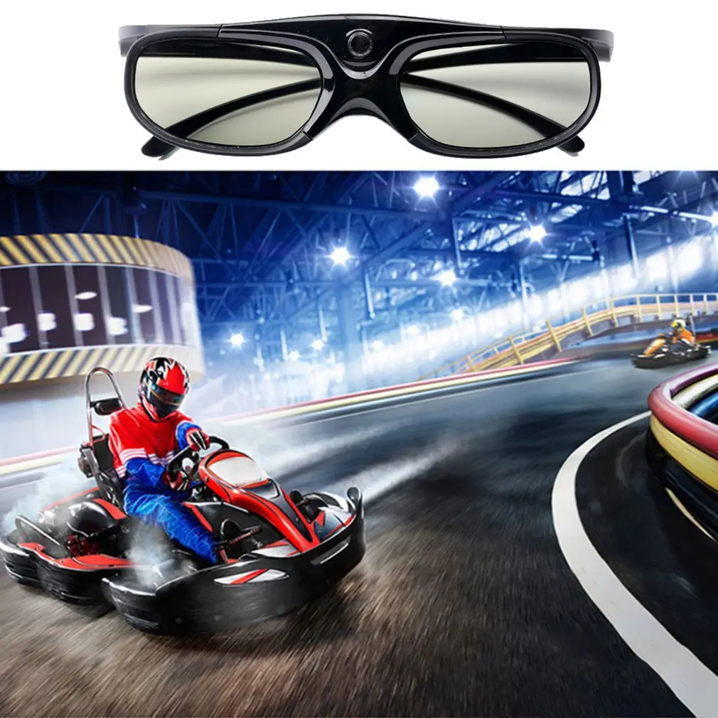 2pcs 3D Universal Glasses For Xgimi Z3/Z4/Z6/H1 Nuts G1/P2 Active Shutter 96-144HZ Rechargeable BenQ Acer And DLP LINK Projector images - 6