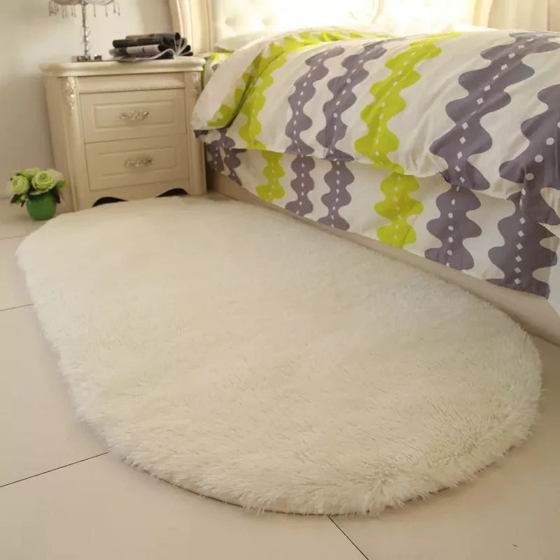 Faux Pelz Bereich Teppiche Große Oval Künstliche Schaffell Langen Haar Teppich Boden Wolle Flauschigen Weichen Matte Schlafzimmer Für Wohnzimmer