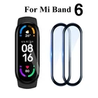 Защитное 3d-стекло для Xiaomi mi band 6, мягкое изогнутое Защитное стекло для Xiaomi Mi band 6, пленка