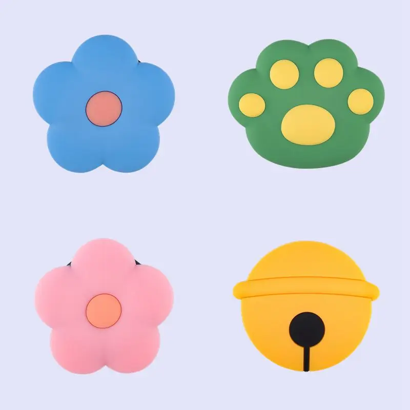 3D мультяшный Силиконовый складной держатель на палец для телефона Xiaomi Samsung